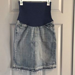 American Star Maternity jean skirt